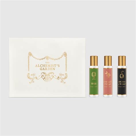 gucci alchemist garden samples|gucci alchemist garden discovery set.